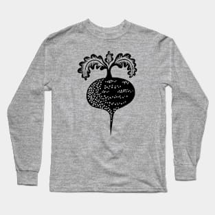 Beet black Long Sleeve T-Shirt